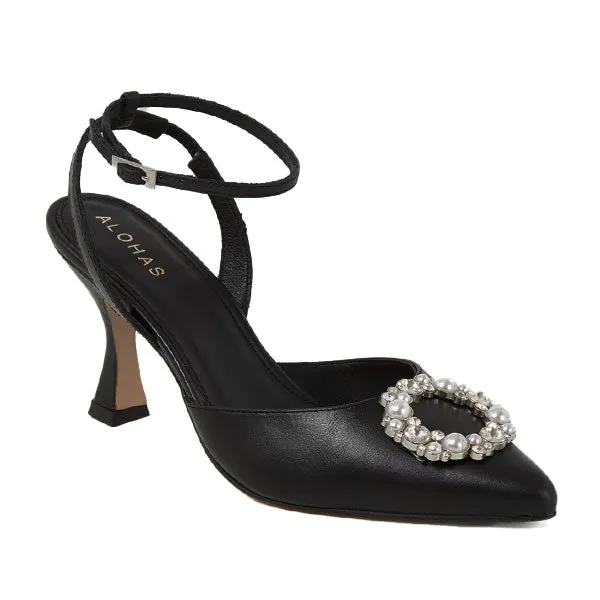 Cinderella Crystal Black | Embellished pump