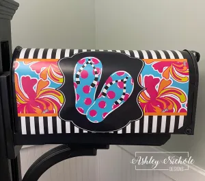 Flip Flops - Magnetic Vinyl Mailbox Cover