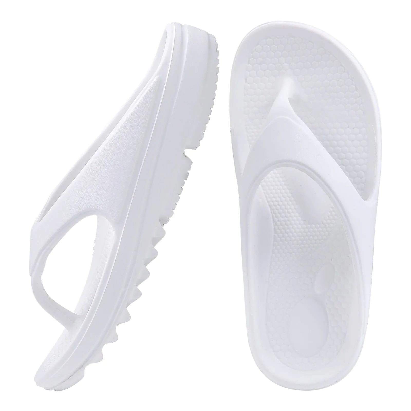 Hnzxzm Comwarm Thick Sole Flip Flops For Women And Men Summer Yoga Mat Outdoor Beach Thong Sandals For Shower Non-Slip Soft Slippers