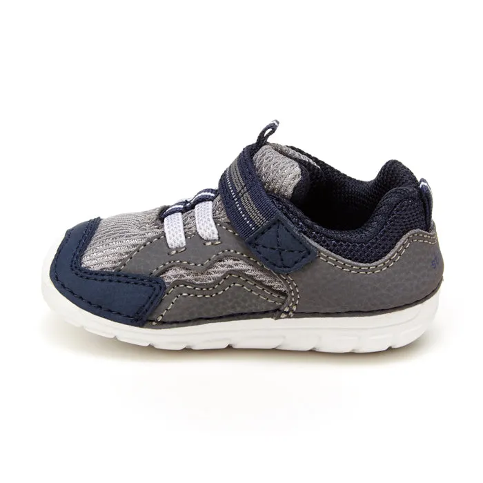 Infant Boy Stride Rite Soft Motion Kylo Sneaker Navy/Gray