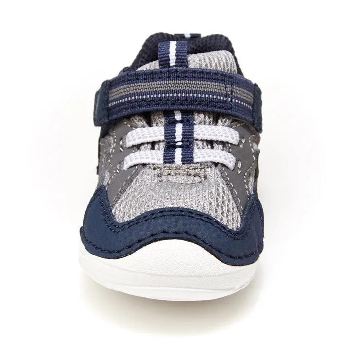Infant Boy Stride Rite Soft Motion Kylo Sneaker Navy/Gray