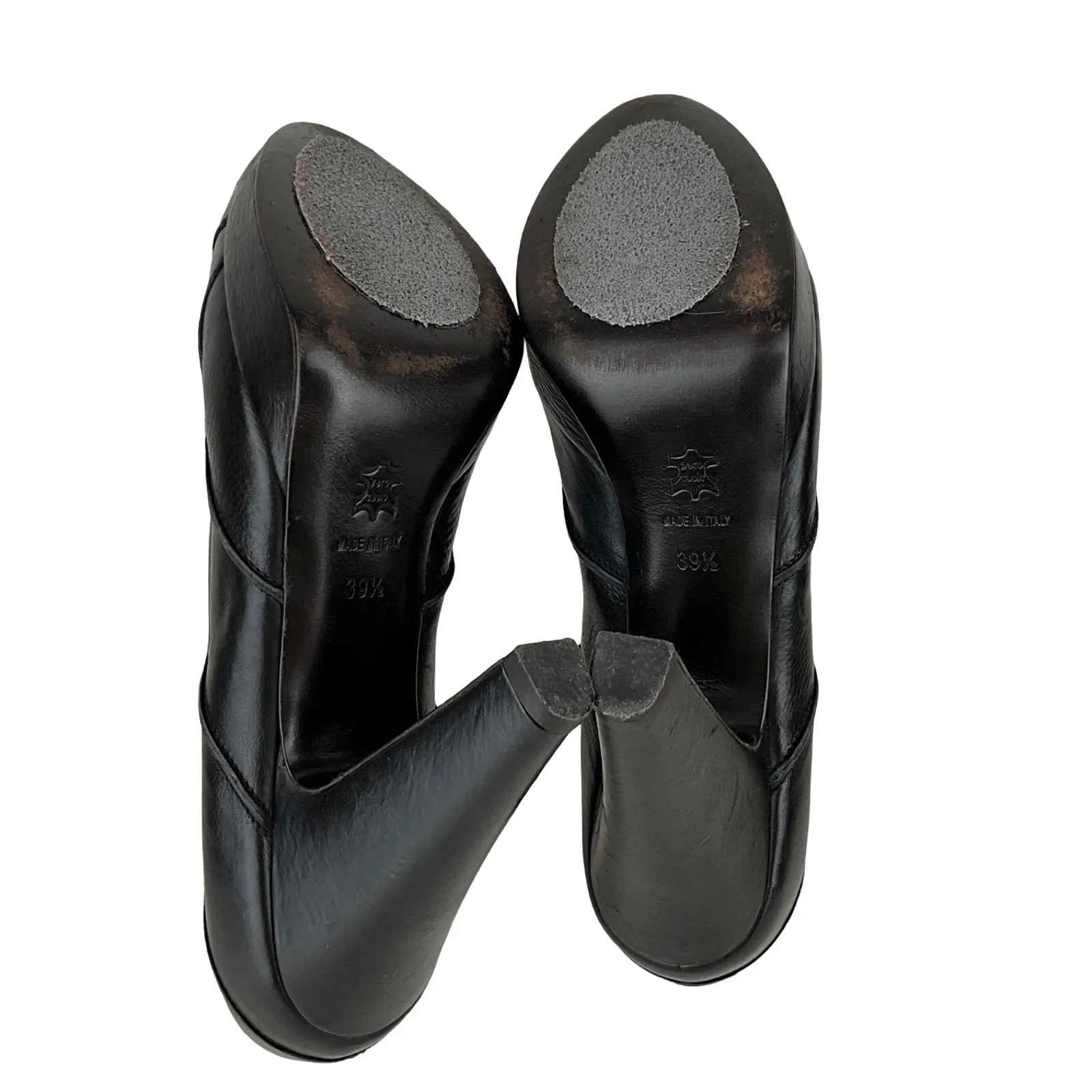 L'AUTRE CHOSE Women's High Heel Shoes Pumps Leather Black Sz 39.5