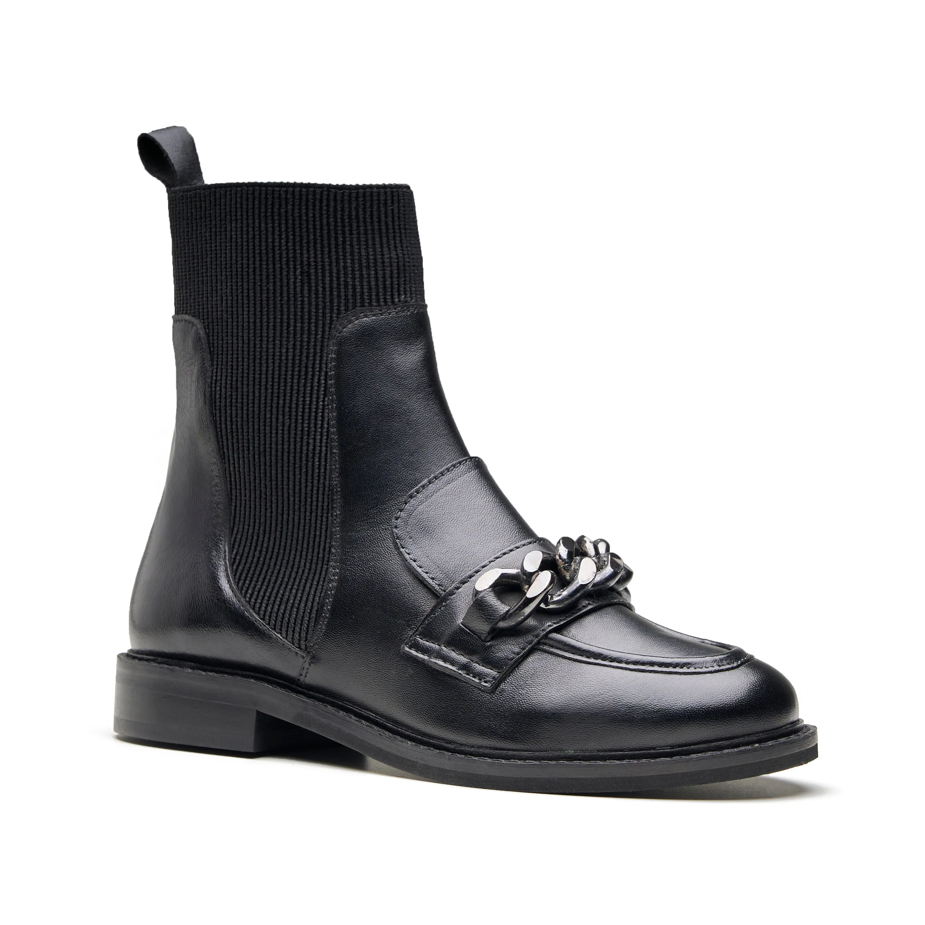 Lilou Womens Leather Ankle Boot