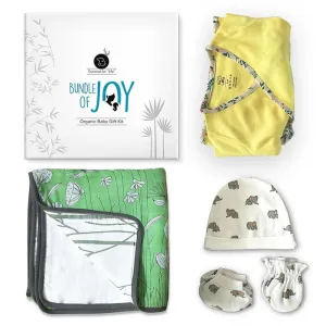 Spring Flower Snuggle Blanket With Jhabla, Cap, Booties & Mittens Baby Gift- Pack Of 5
