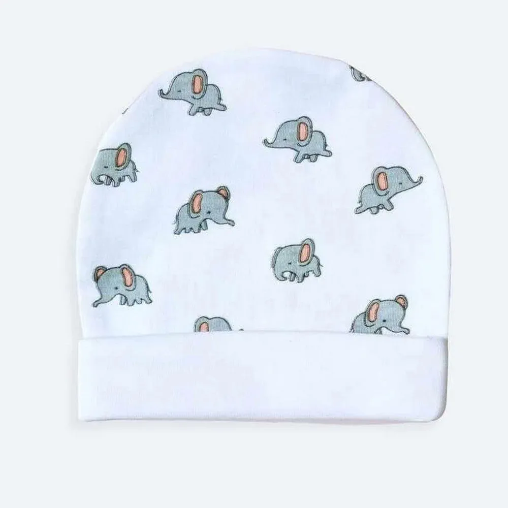 Spring Flower Snuggle Blanket With Jhabla, Cap, Booties & Mittens Baby Gift- Pack Of 5