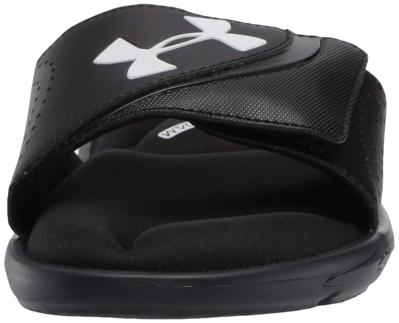 Under Armour Men's Ignite VI SL Slide Sandal, Black (003)/Black, 13 M US