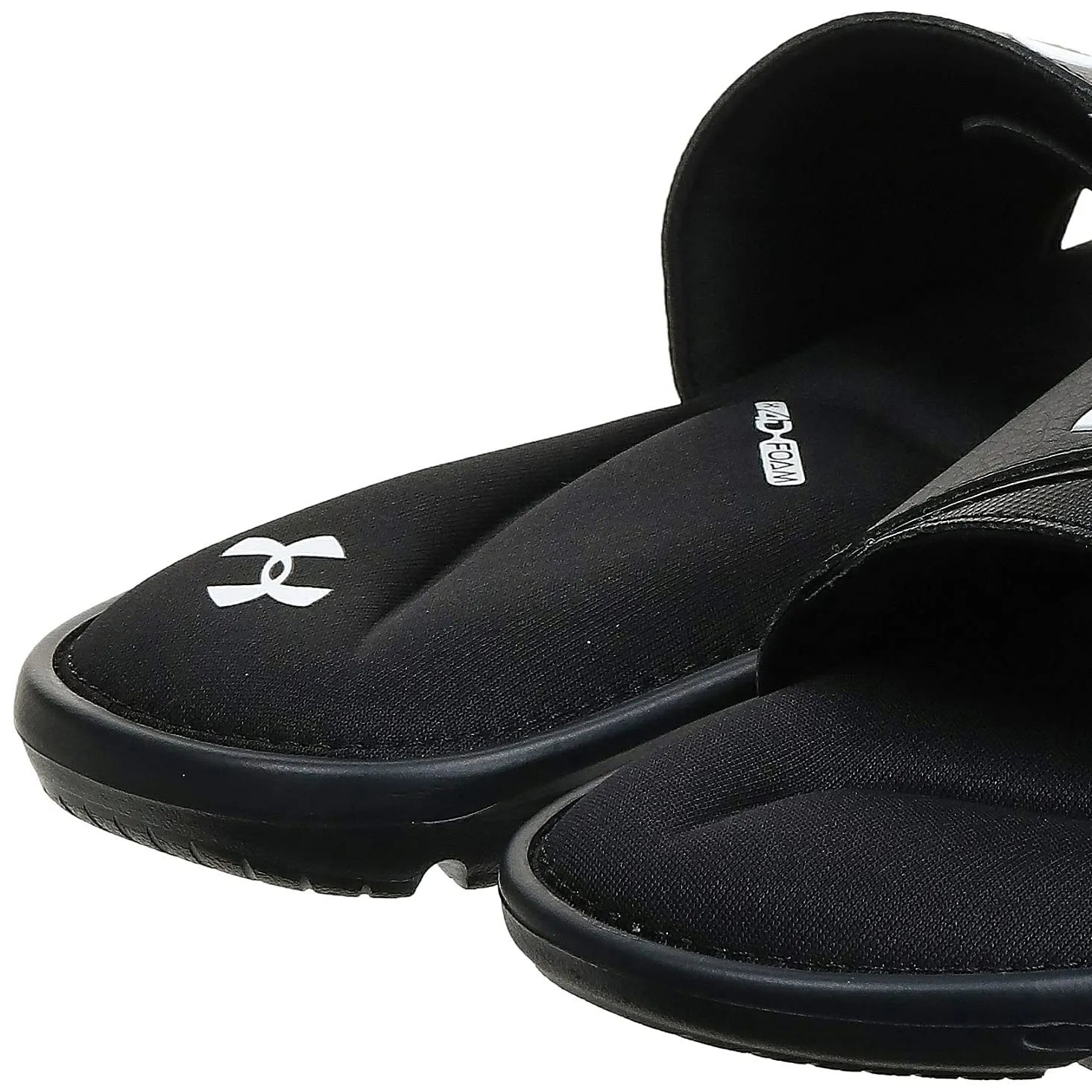 Under Armour Men's Ignite VI SL Slide Sandal, Black (003)/Black, 13 M US