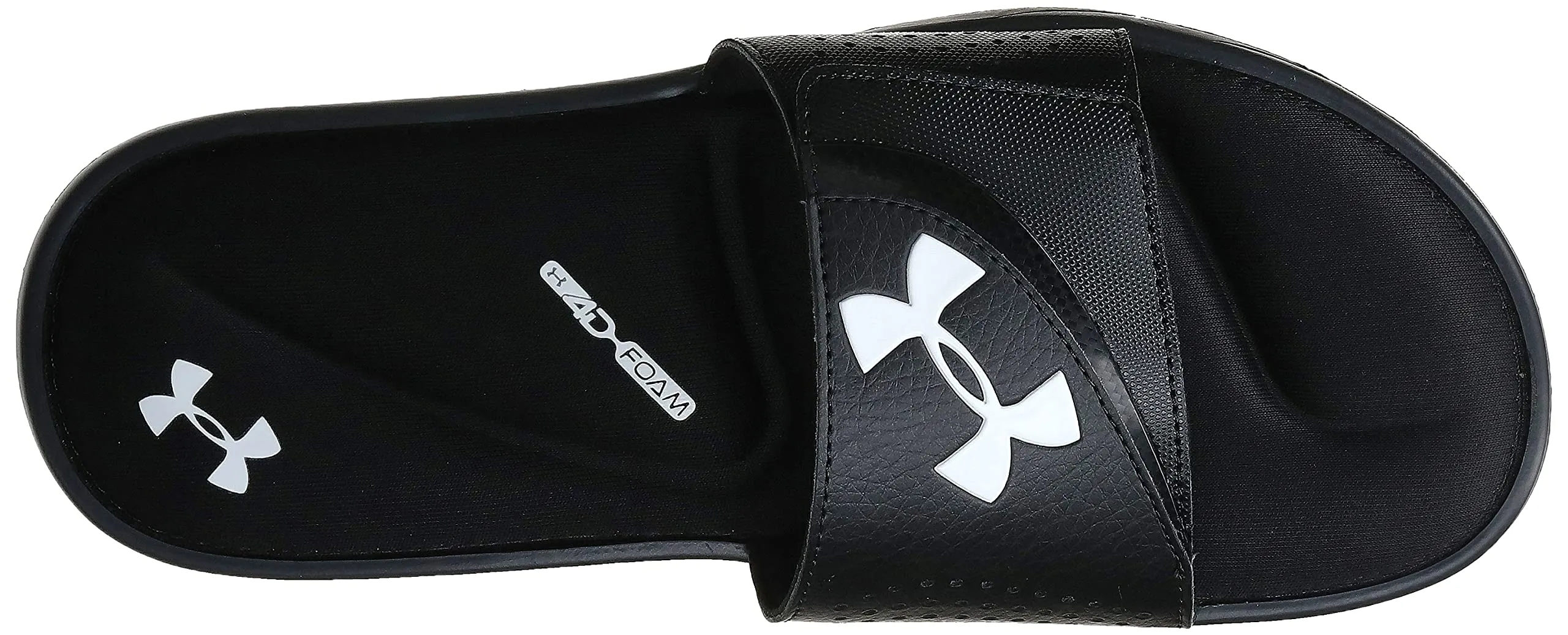 Under Armour Men's Ignite VI SL Slide Sandal, Black (003)/Black, 13 M US